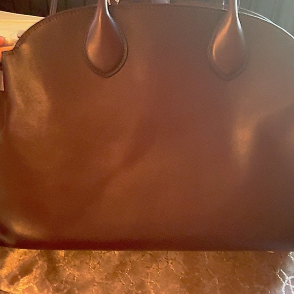 Coach Dark Brown Leather Satchel - Picture 4 of 4